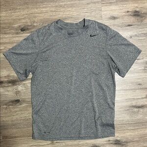 Nike Dri-Fit Men's Heather Gray Short Sleeve Tee